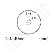 CIRCULAR BLADE, 45 mm - blade for flexible materials for horizontal cutter
