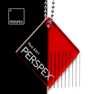 PERSPEX Transparent/Tints 4401 RED acrylic sheets