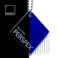 PERSPEX Transparent/Tints 7703 BLUE acrylic sheets