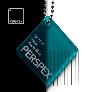 PERSPEX Frost S2 7T1F AZURE BLUE Double-Sided Satin acrylic sheets