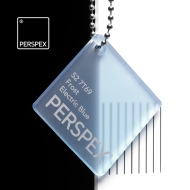 PERSPEX Frost S2 7T69 Electric BLUE Double-Sided Satin acrylic sheets