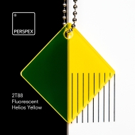 PERSPEX Fluorescent 2T88 Helios YELLOW acrylic sheets